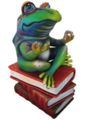 Carlos and Albert Book Club Frog (Large)